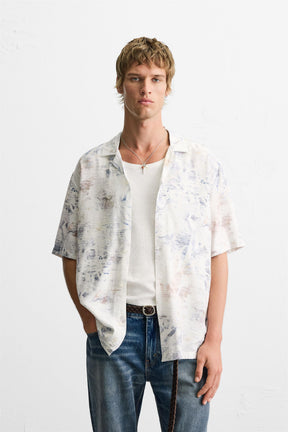 ABSTRACT PRINT SHIRT - Image 2