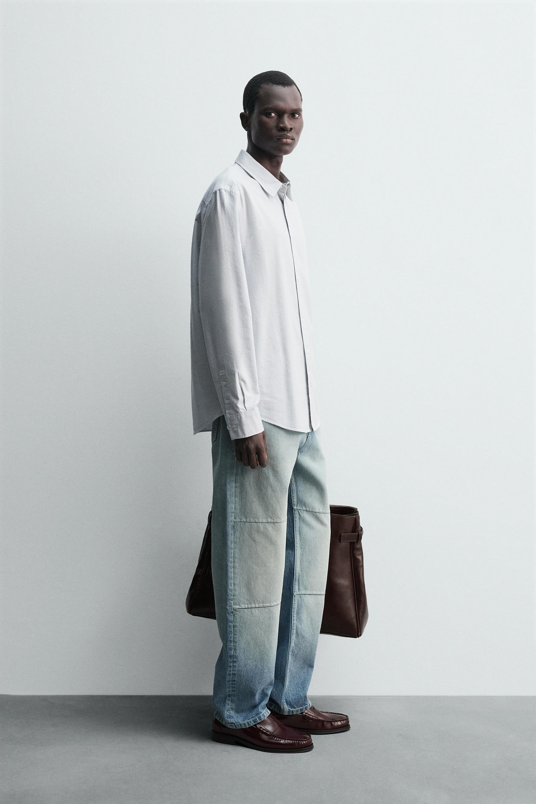 STRIPED OXFORD SHIRT - Image 4