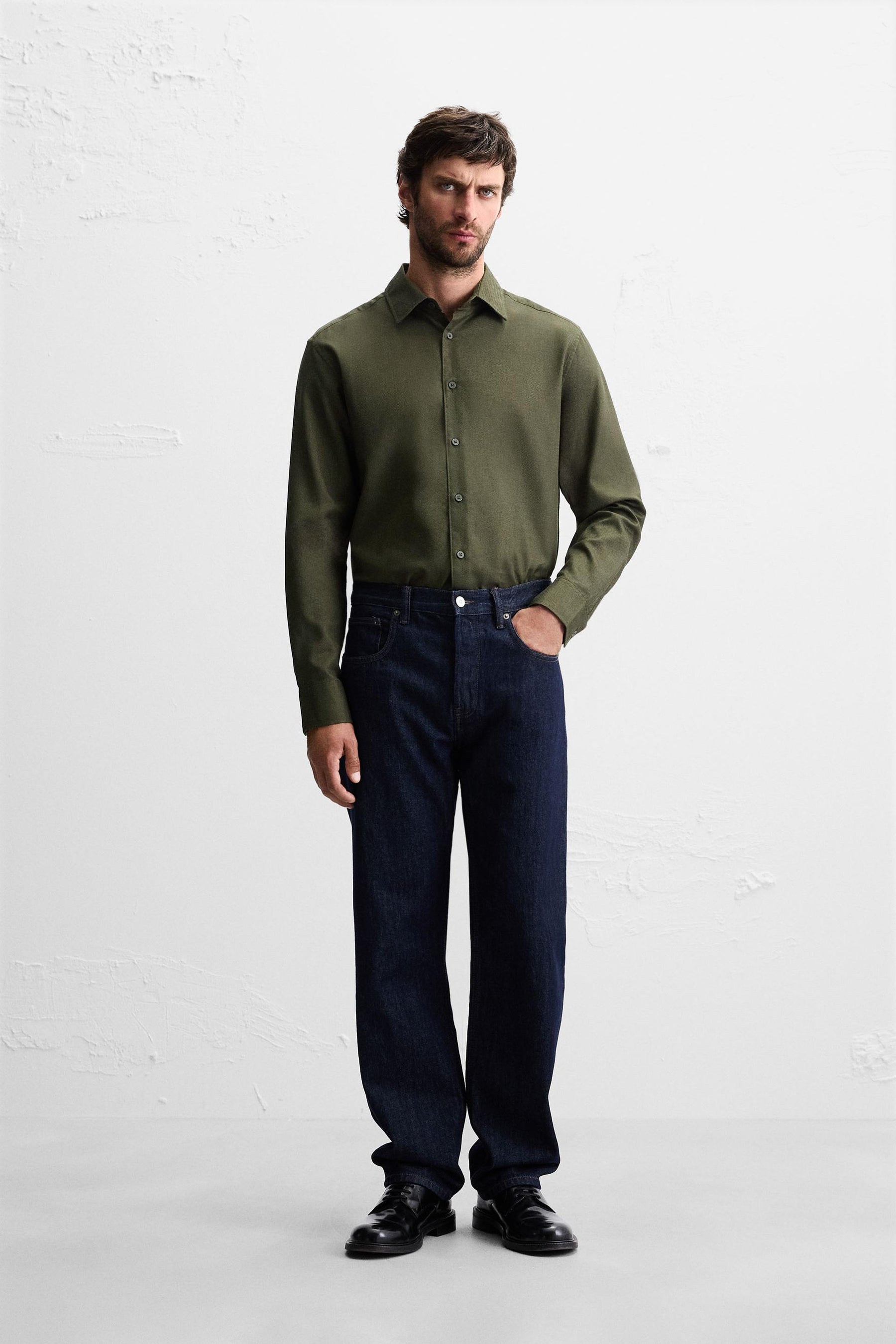 EASY CARE TEXTURED SHIRT - Image 1
