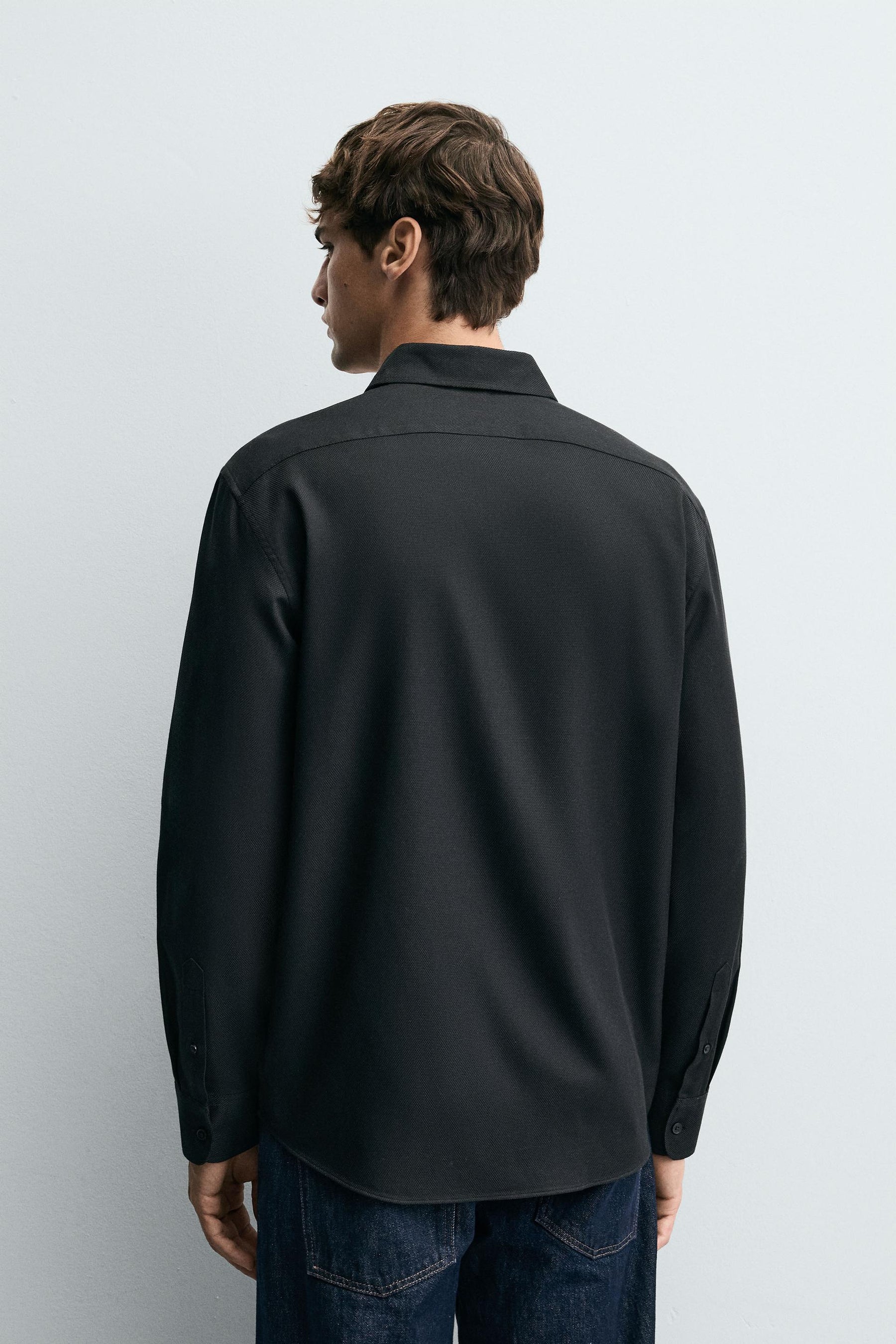 EASY CARE TEXTURED SHIRT - Image 3