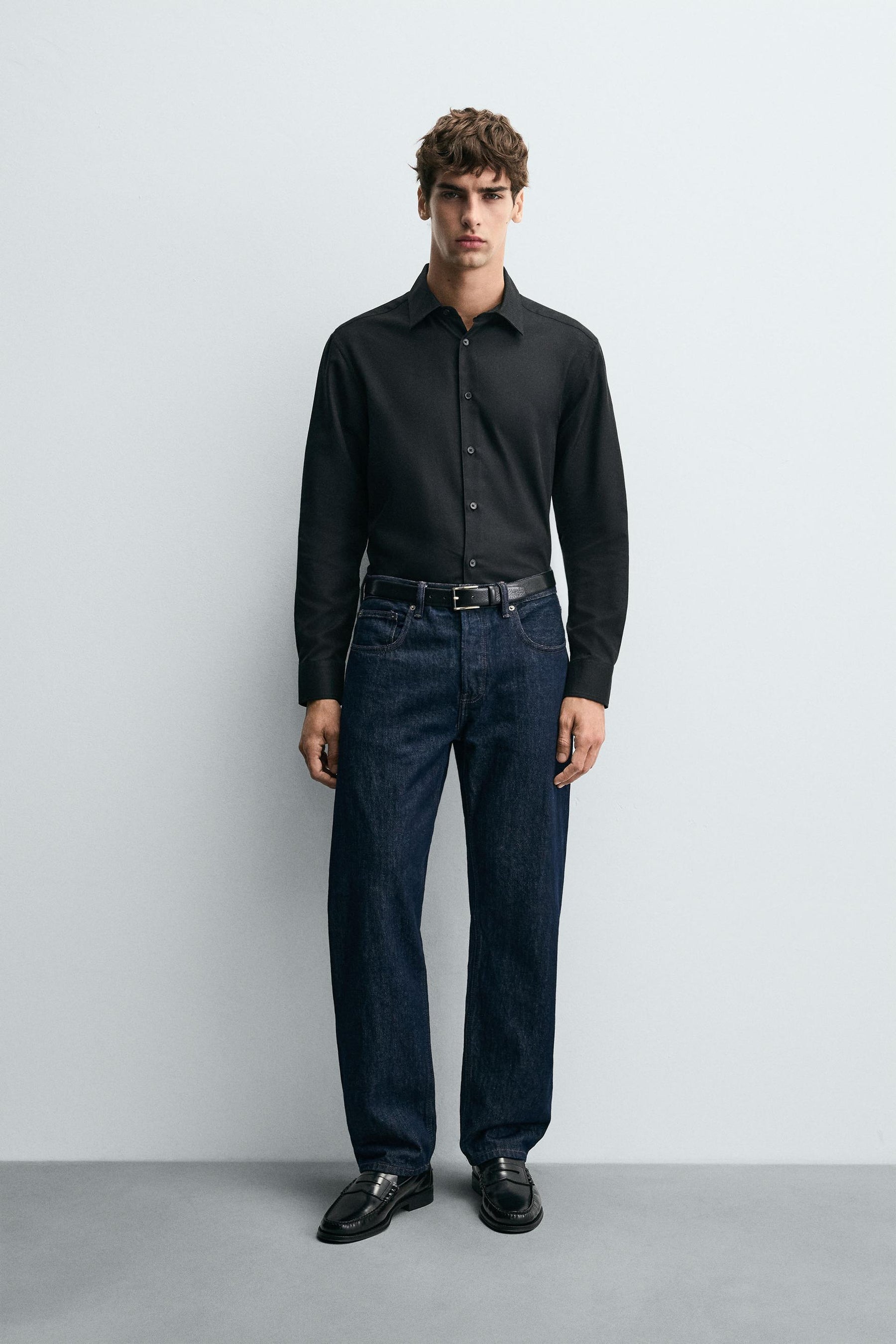 EASY CARE TEXTURED SHIRT - Image 1