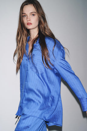 Oversize Striped Shirt
