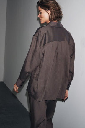 Oversize Striped Shirt