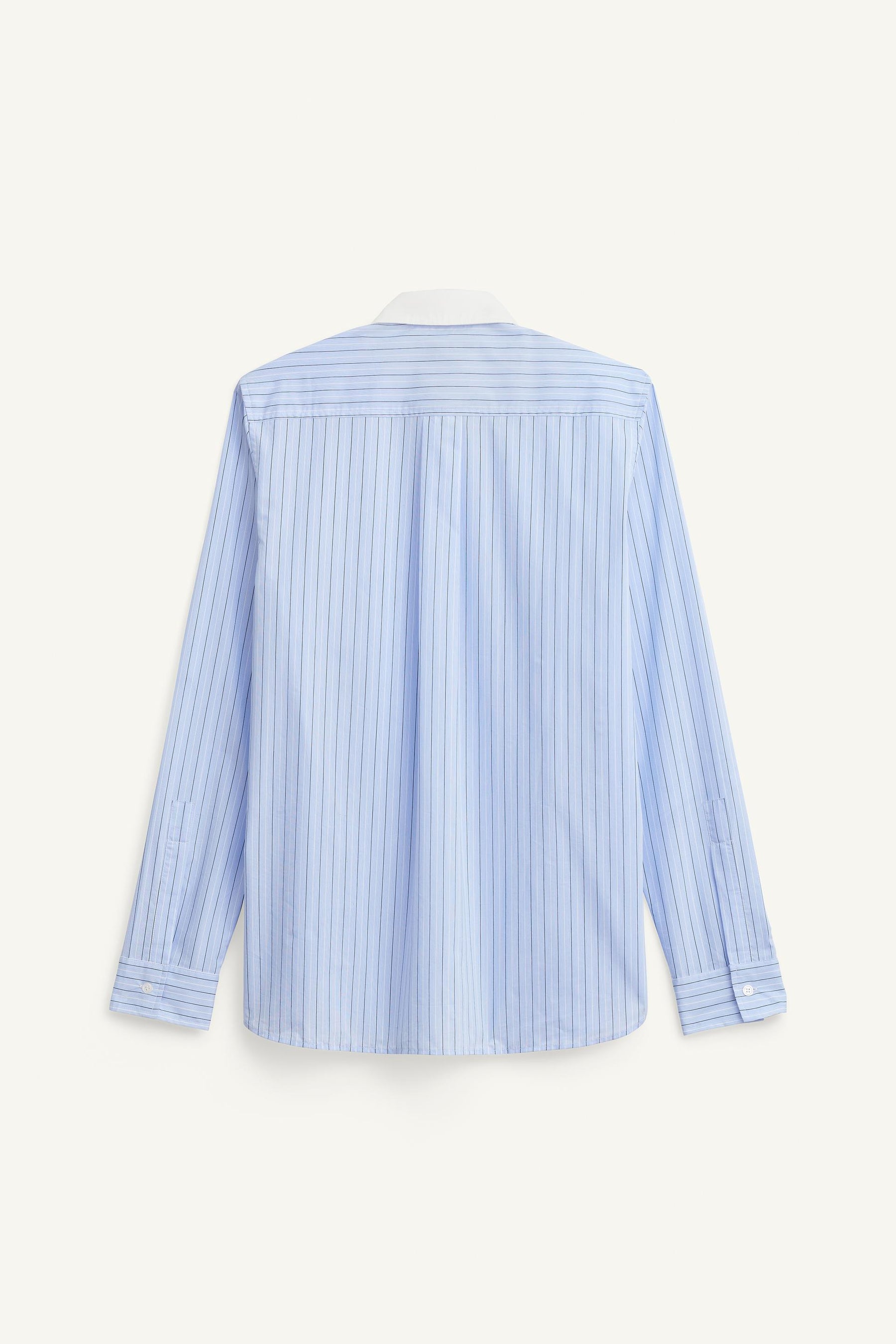Striped Shirt with Contrast