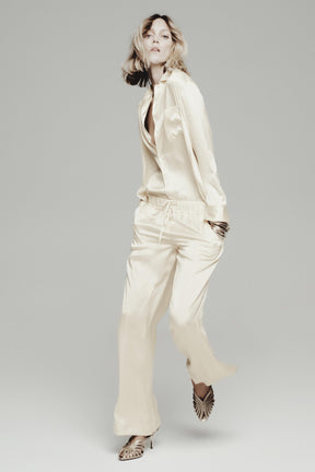 Silk Shirt with Pocket