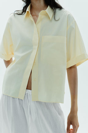 POPLIN SHIRT WITH POCKET