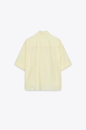POPLIN SHIRT WITH POCKET