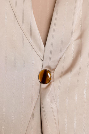 Metallic Appliqué Blouse