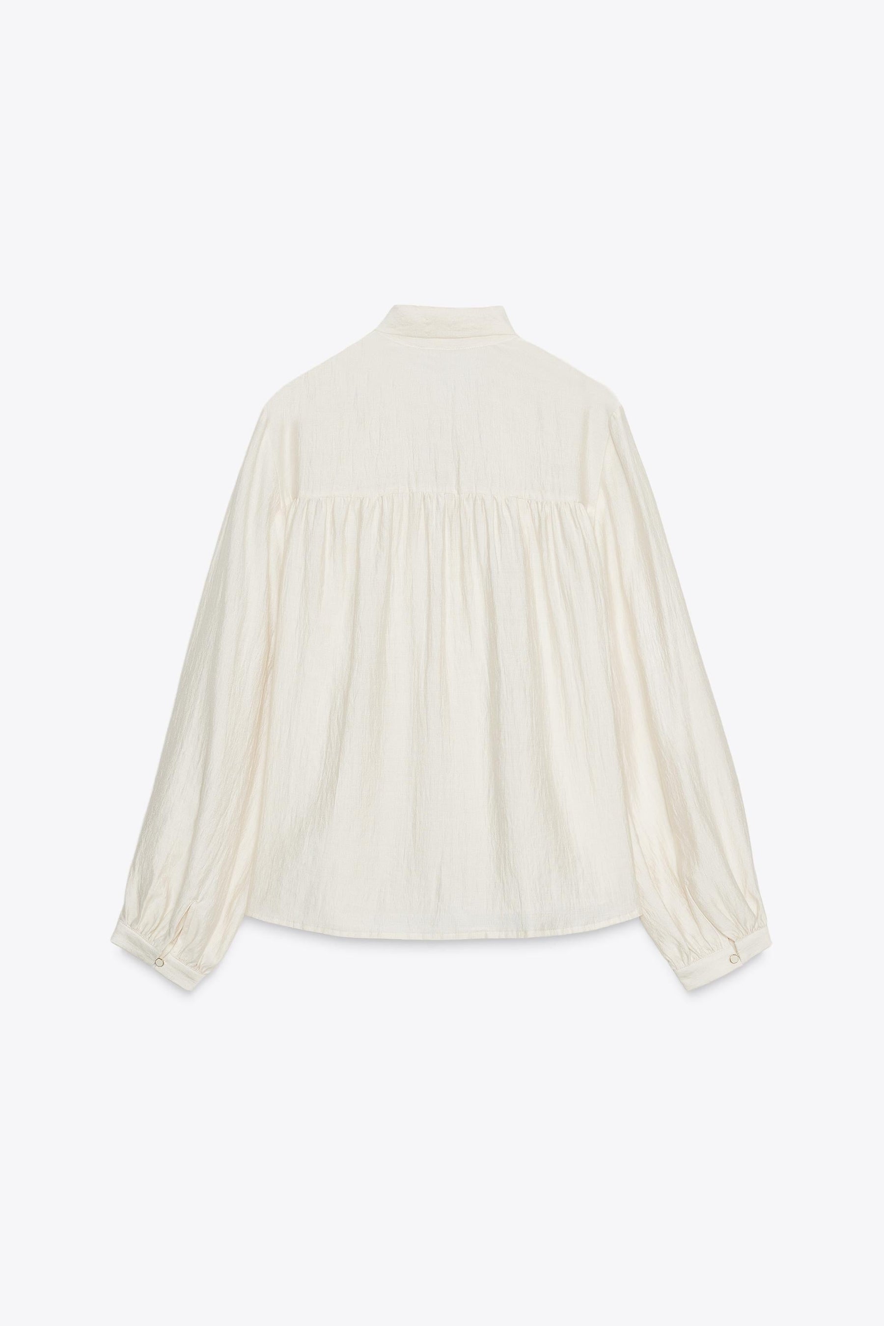 Ruffled Bow Blouse