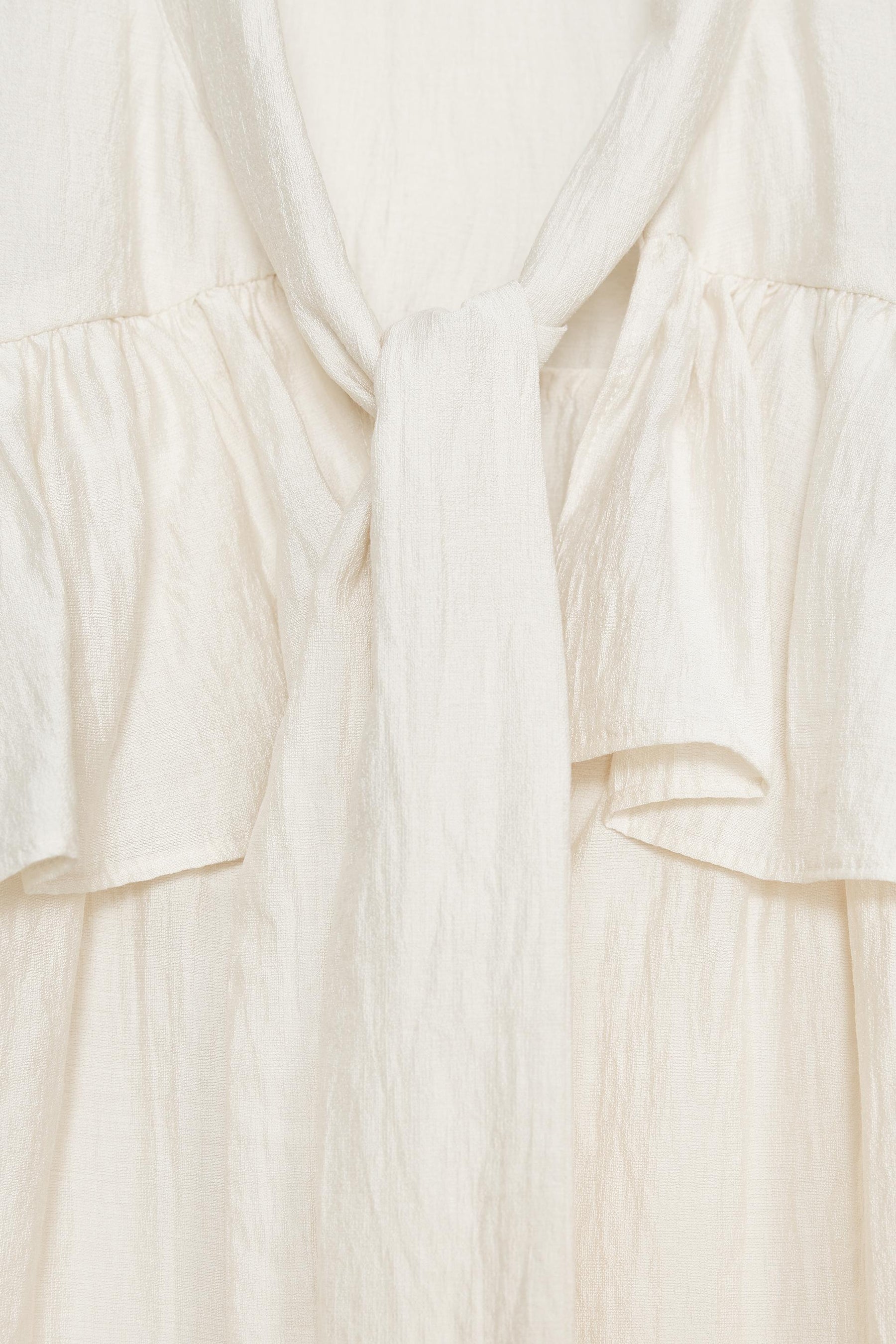 Ruffled Bow Blouse