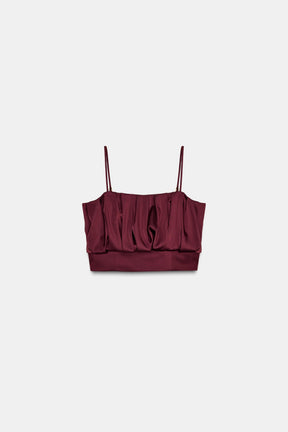 Strappy Balloon Blouse