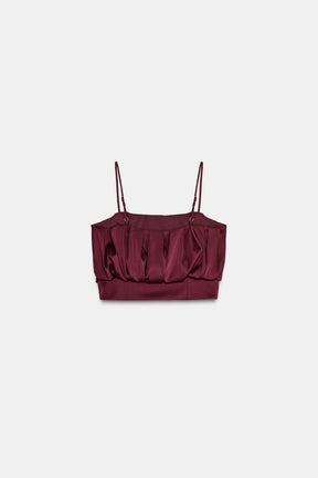 Strappy Balloon Blouse
