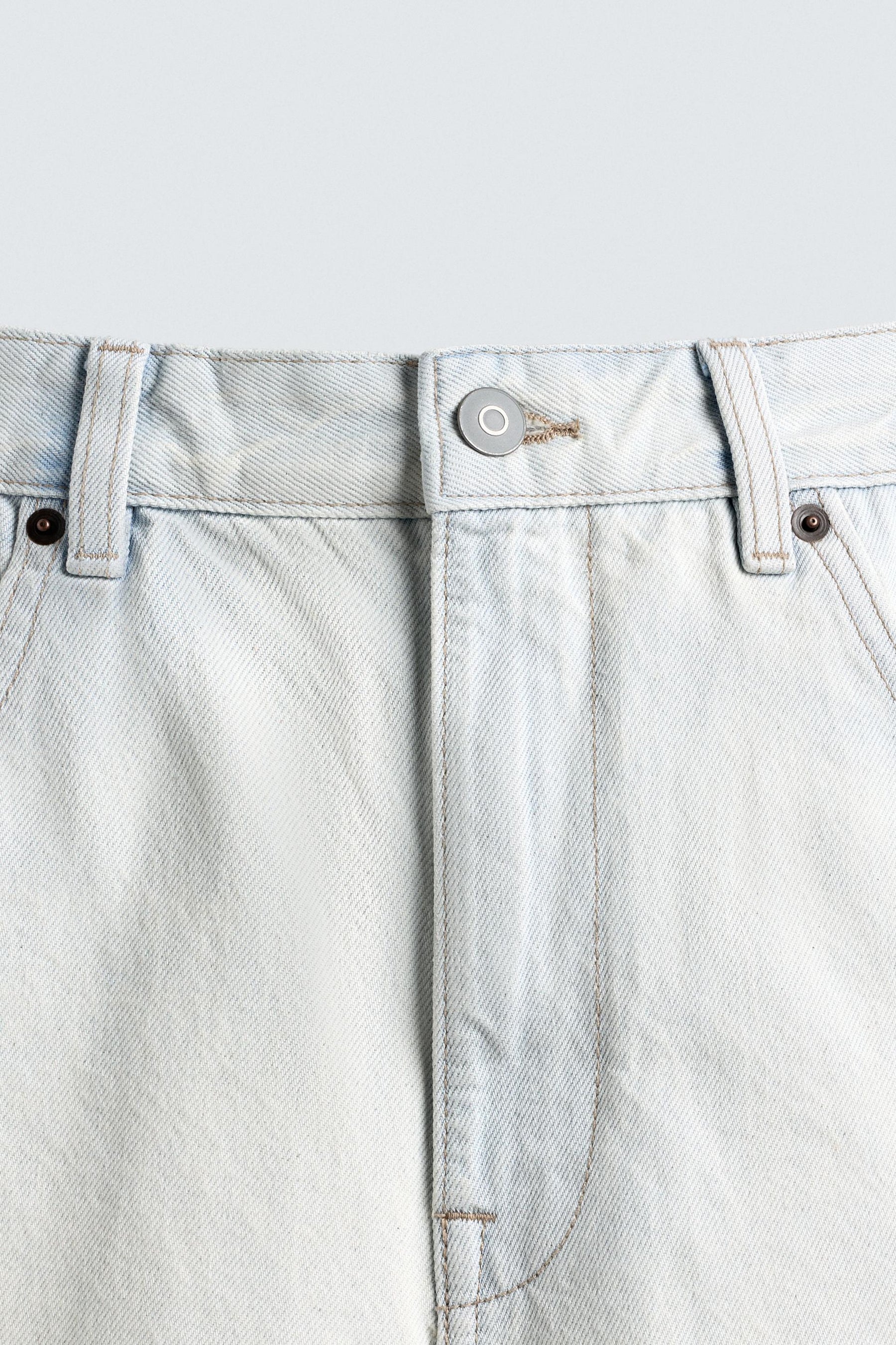 REGULAR FIT DENIM SHORTS - Image 8