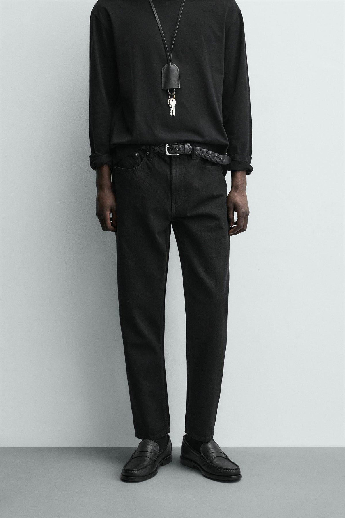 Schmal zulaufende Jeans