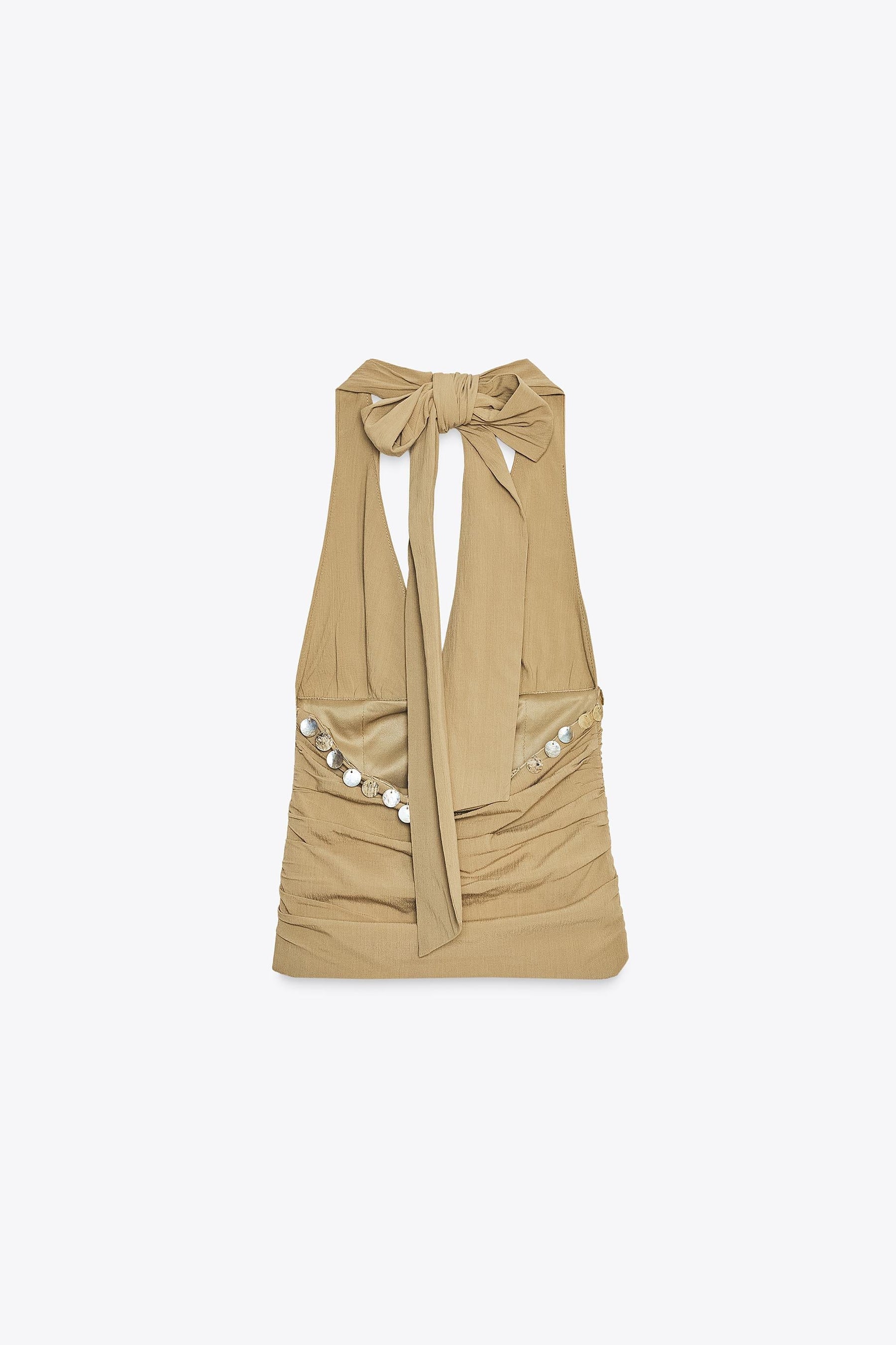 Beaded Halter Top