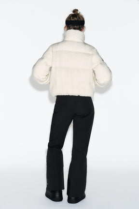 Steppjacke mit Reflektoren