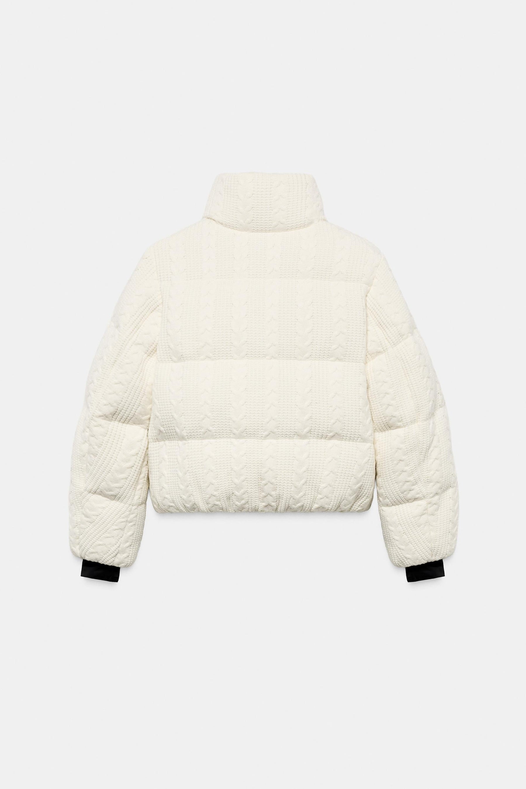 Steppjacke mit Reflektoren