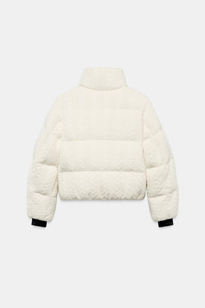 Steppjacke mit Reflektoren