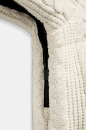 Steppjacke mit Reflektoren