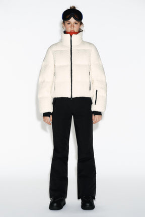 Steppjacke mit Reflektoren