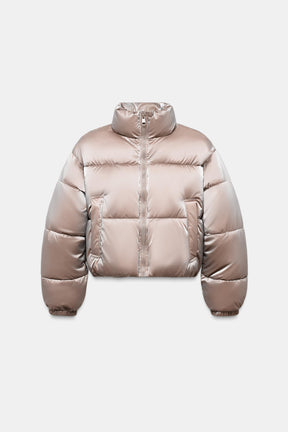 SHINY WATER-REPELLENT WINDBREAKER ANORAK - Image 4