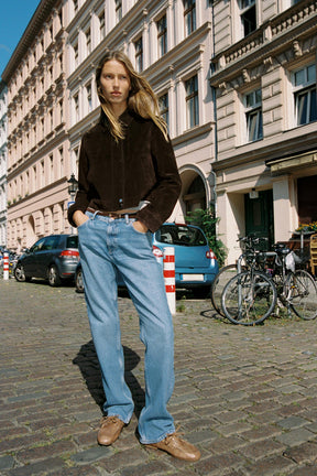 Kurze Lederjacke