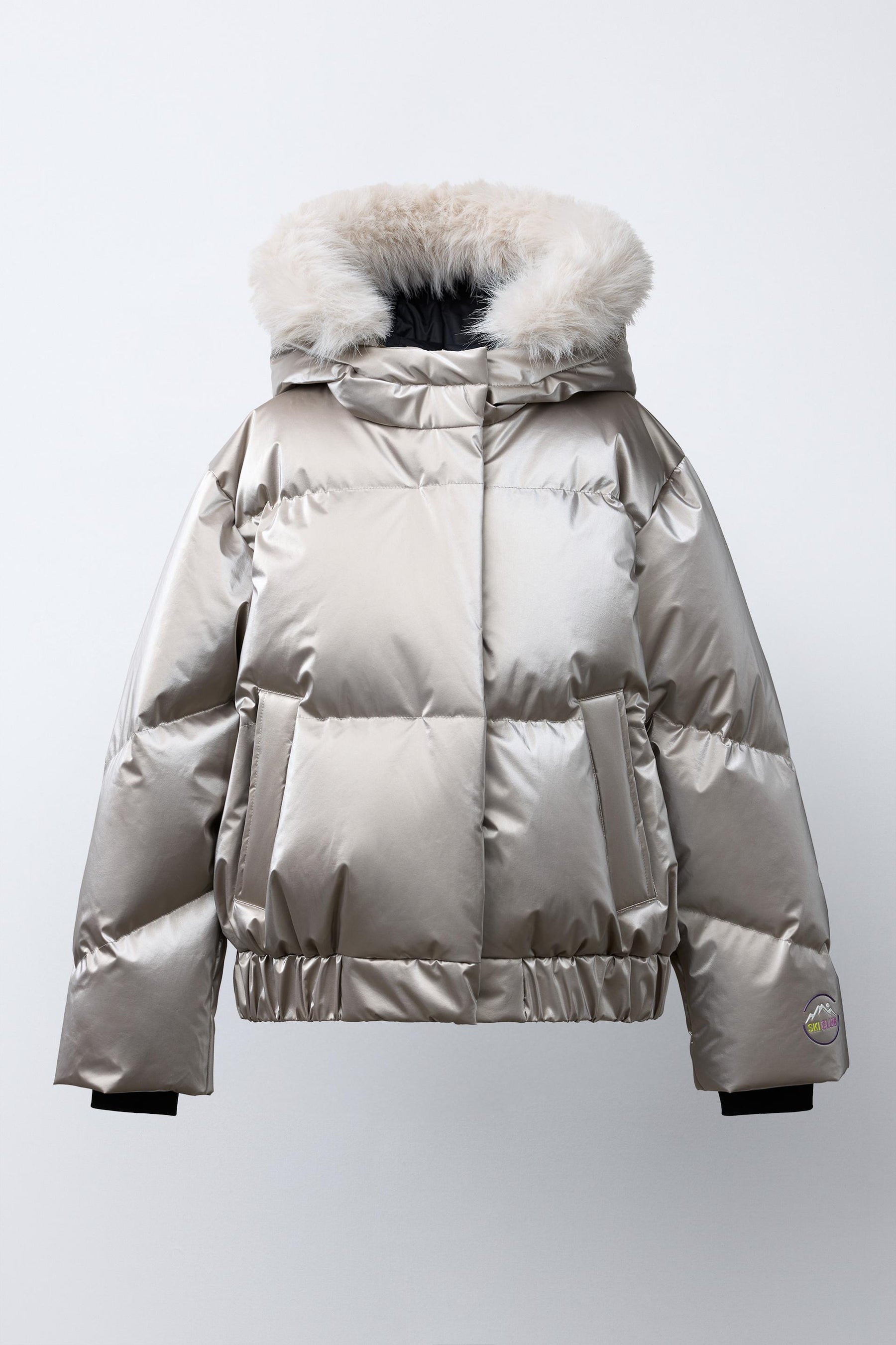 Metallic Down Ski Jacket - Image 1