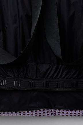 Down Feather Geometric Puffer Jacket - Image 9
