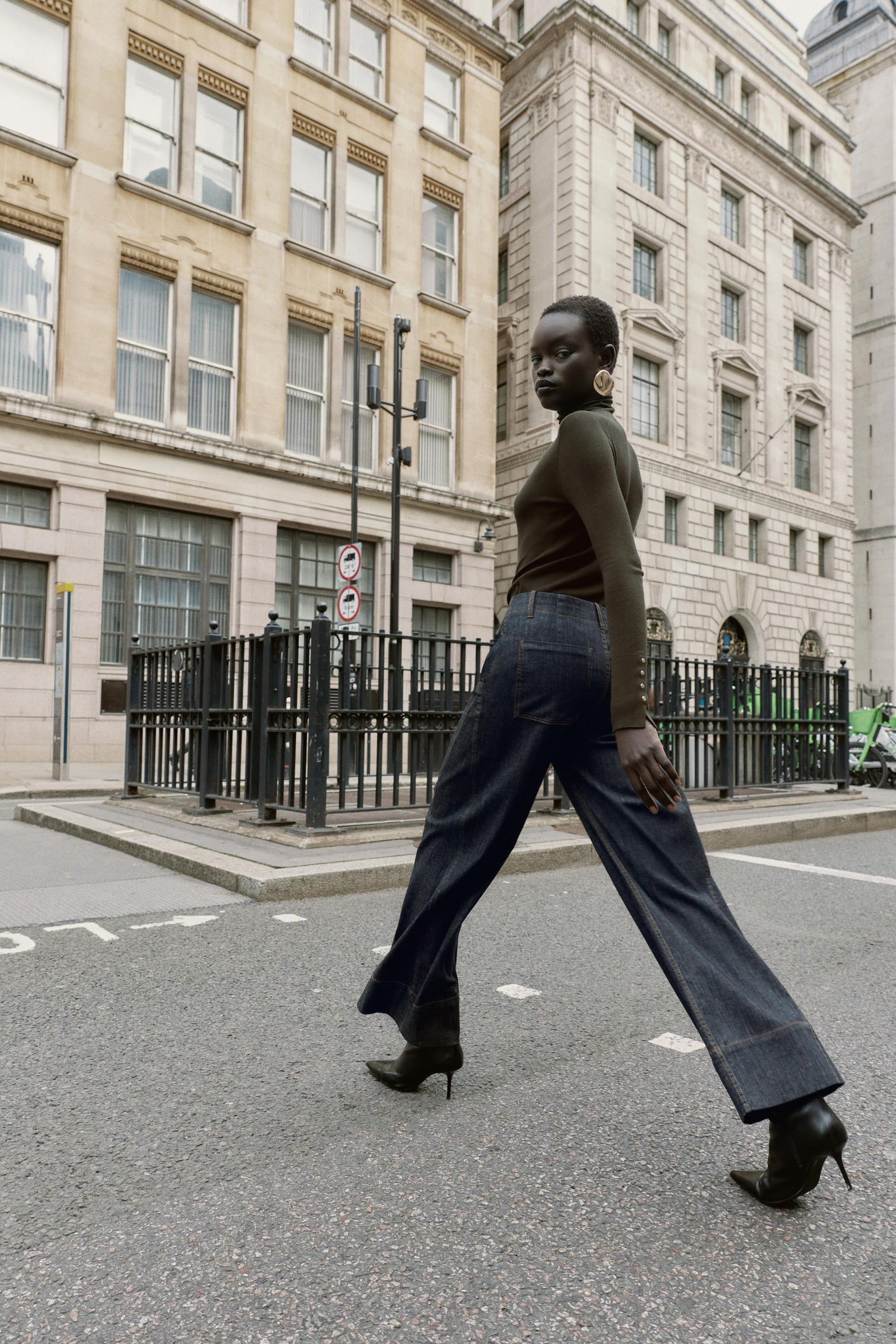 WIDE LEG TROUSERS