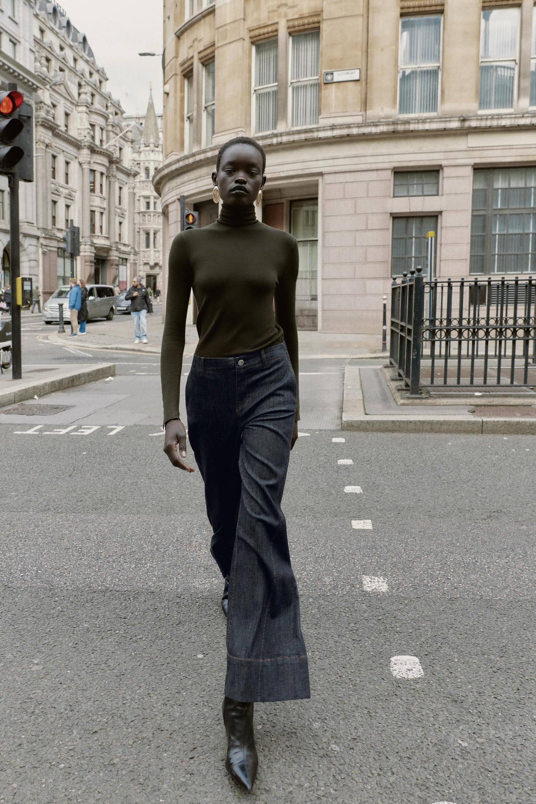 WIDE LEG TROUSERS