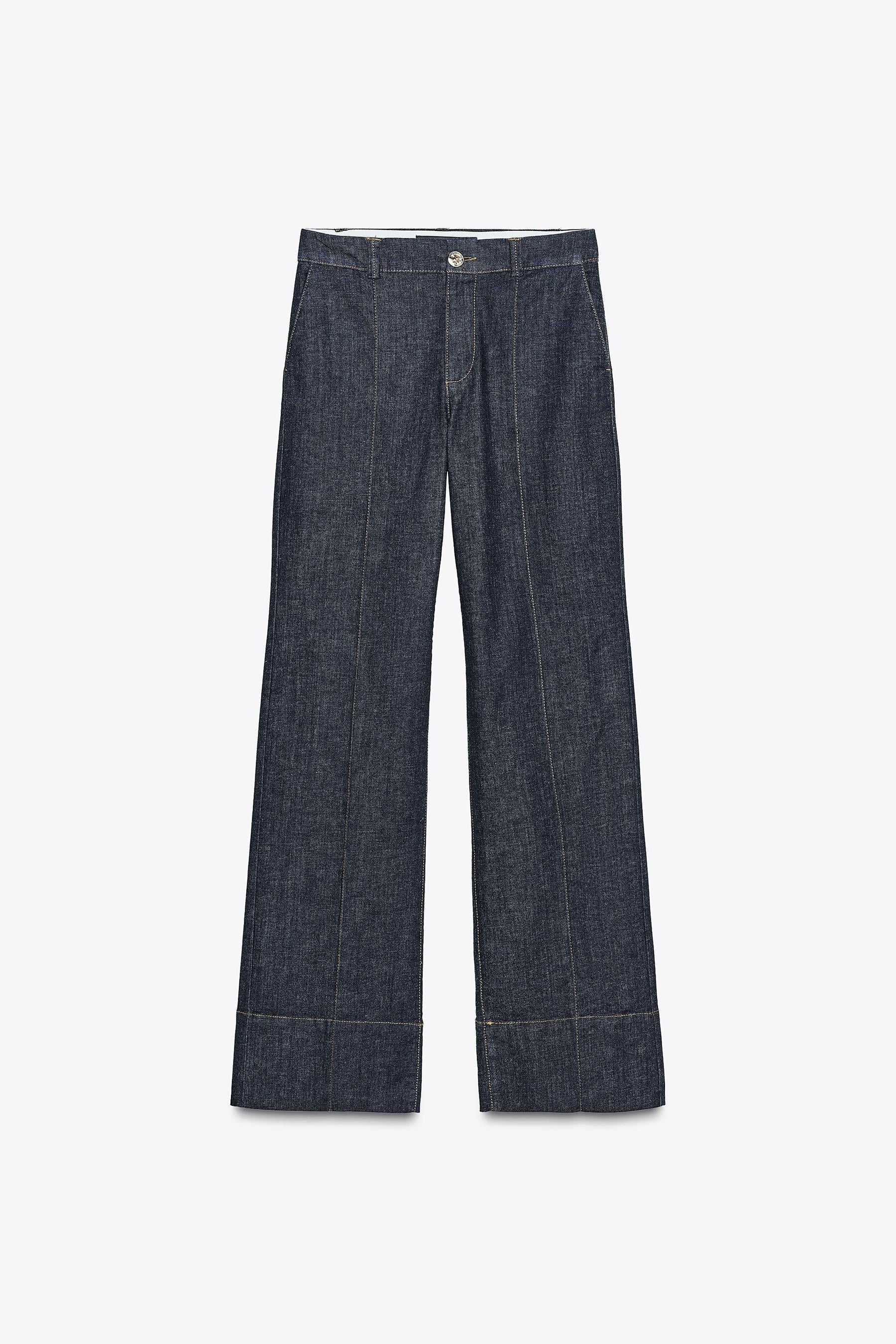 Bootcut Denim Trousers