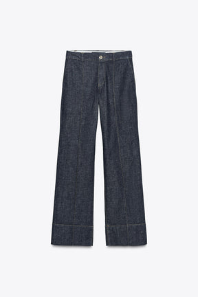 Bootcut Denim Trousers