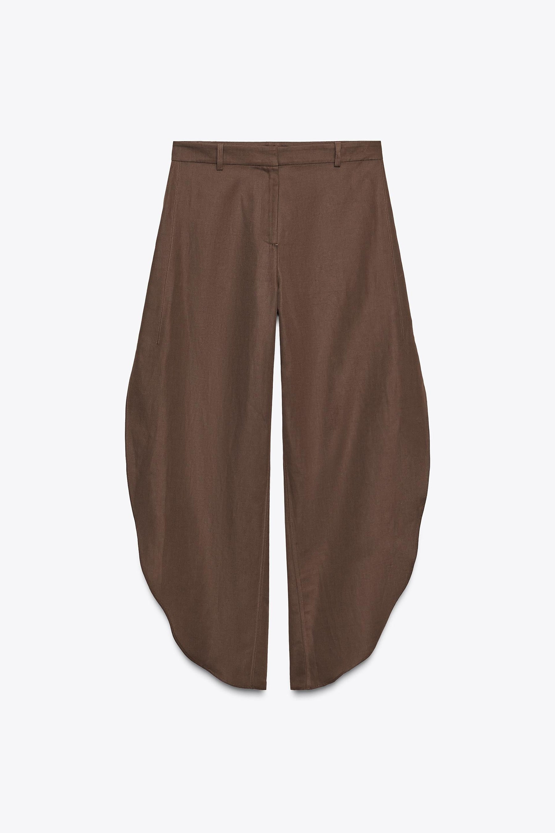 Wide-leg trousers with vents