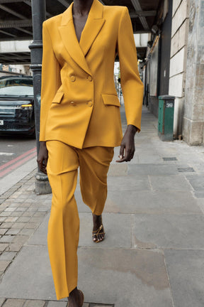 Slim High-Waist Trousers