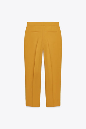 Slim High-Waist Trousers