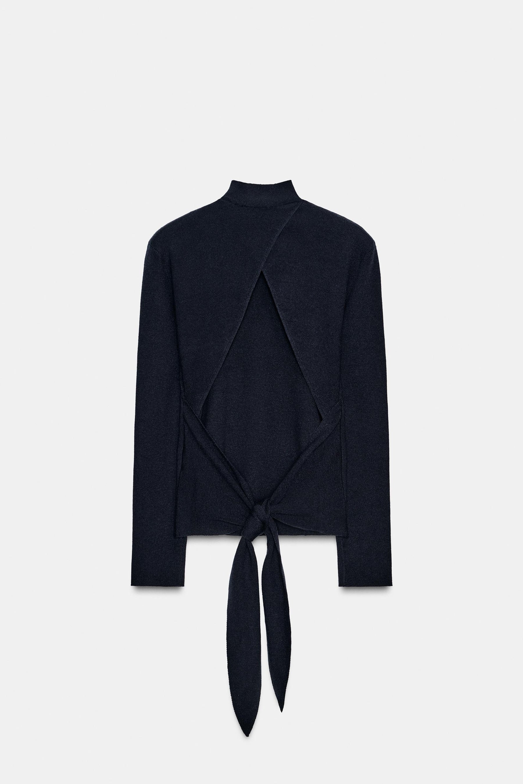 Open-Back Knit Jumper