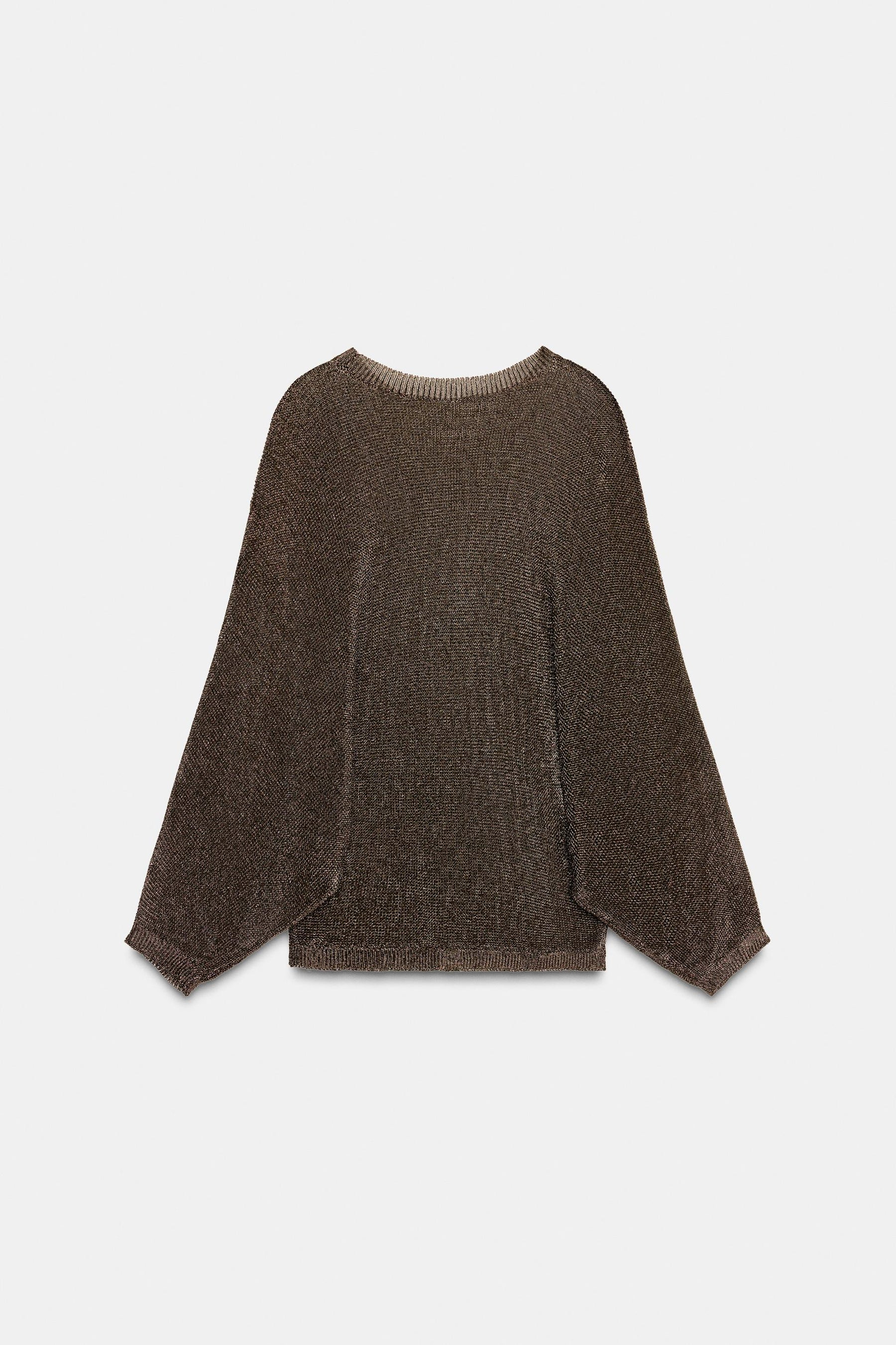 METALLIC KNIT JUMPER