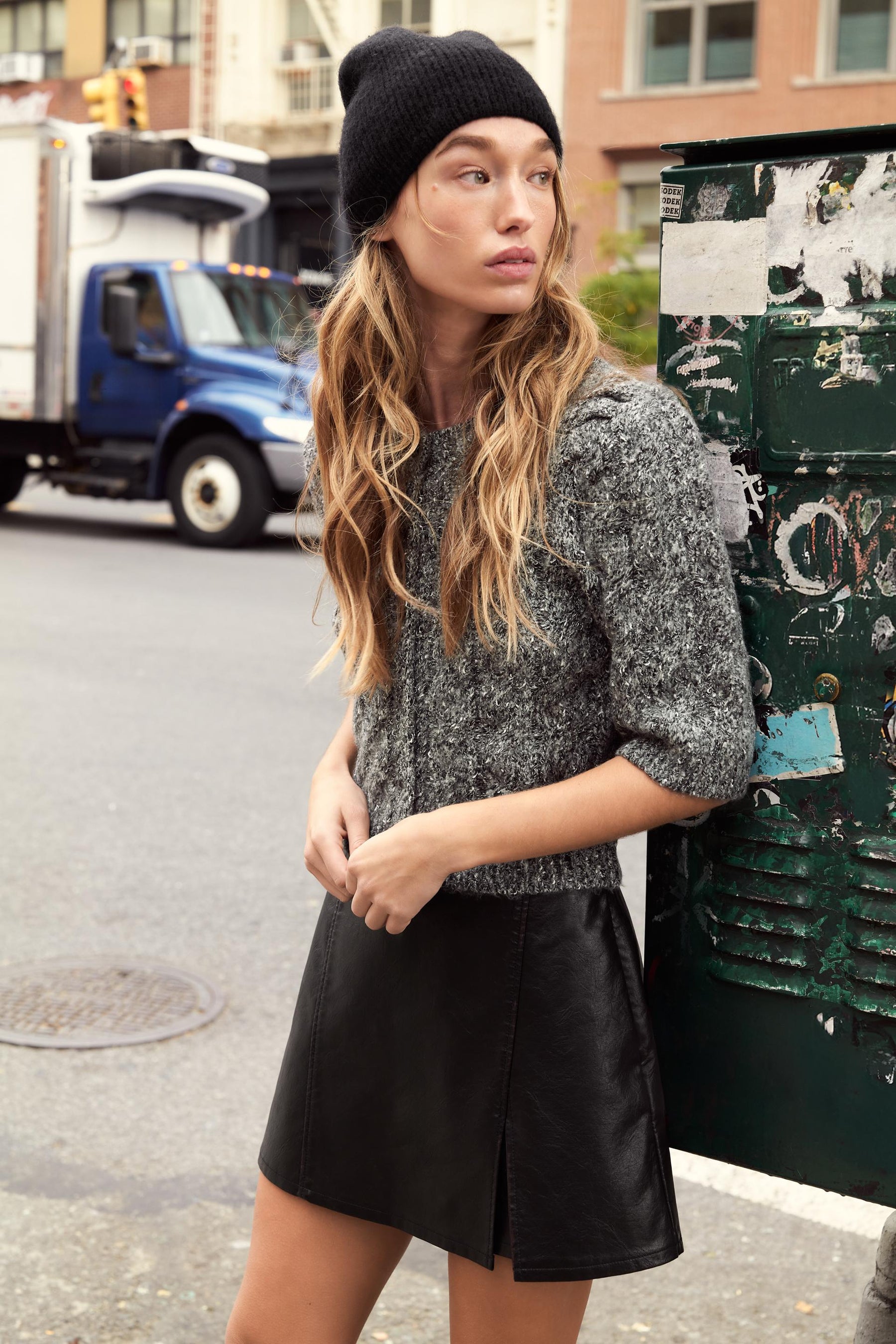 Puff Sleeve Cardigan