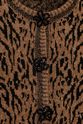 Jacquard-Strickjacke