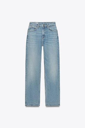 Straight High-Waist Jeans