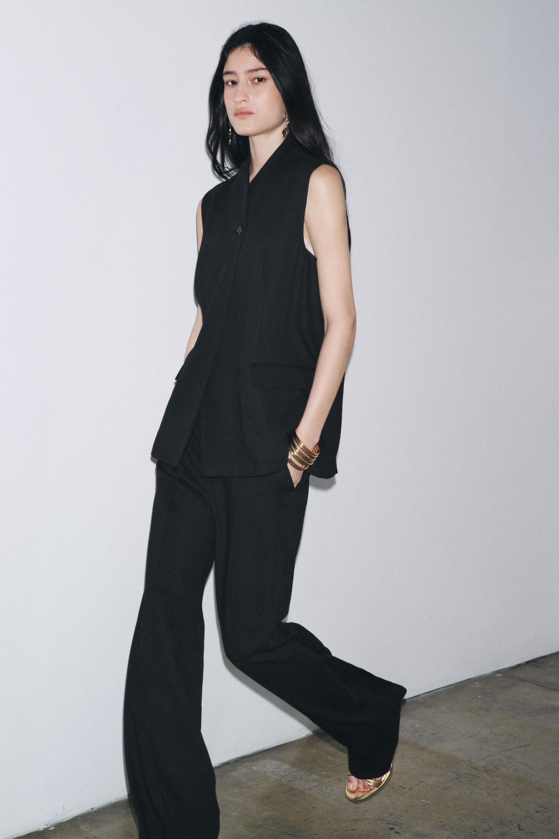 Linen Blend Trousers