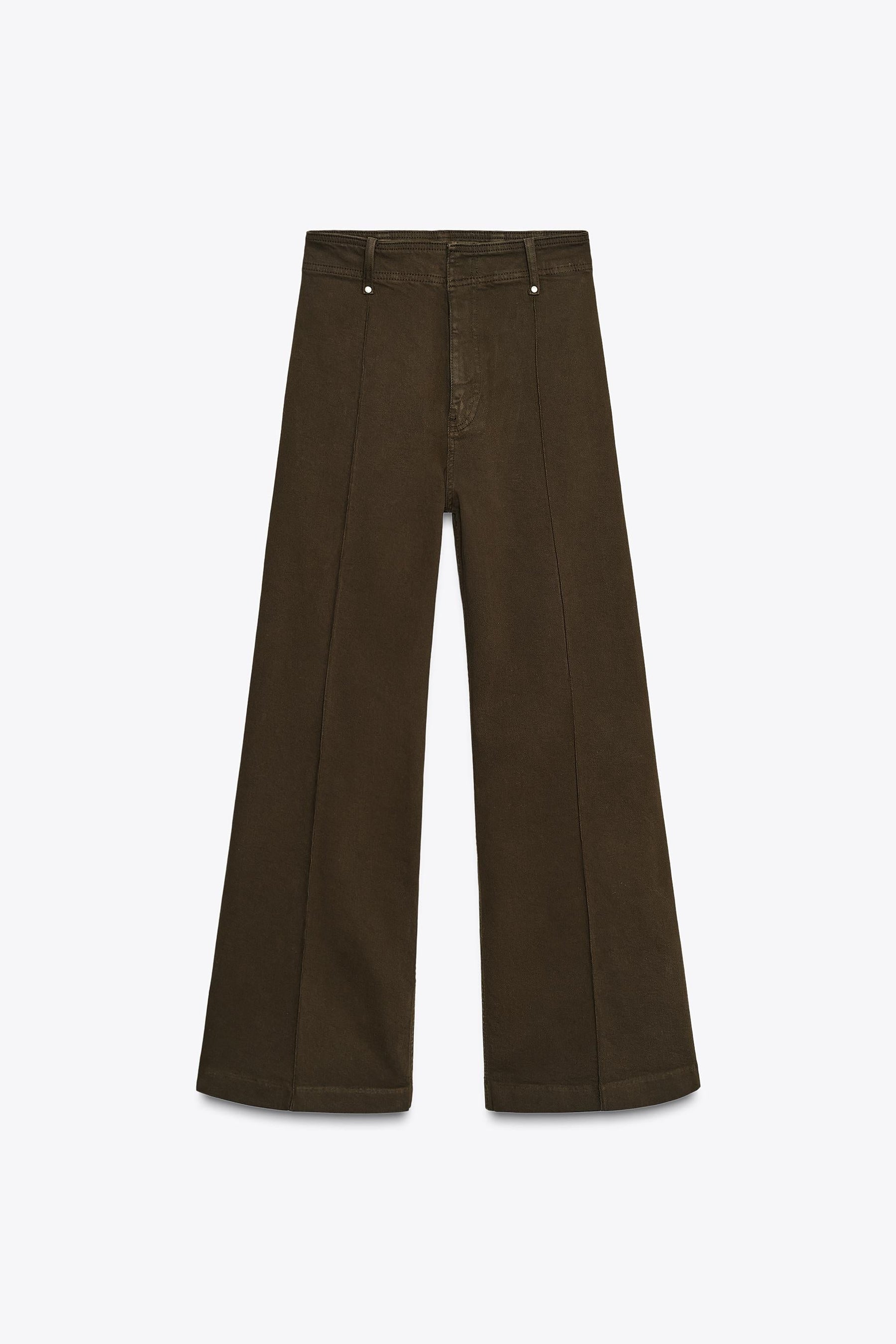 Wide-leg High-waist Jeans
