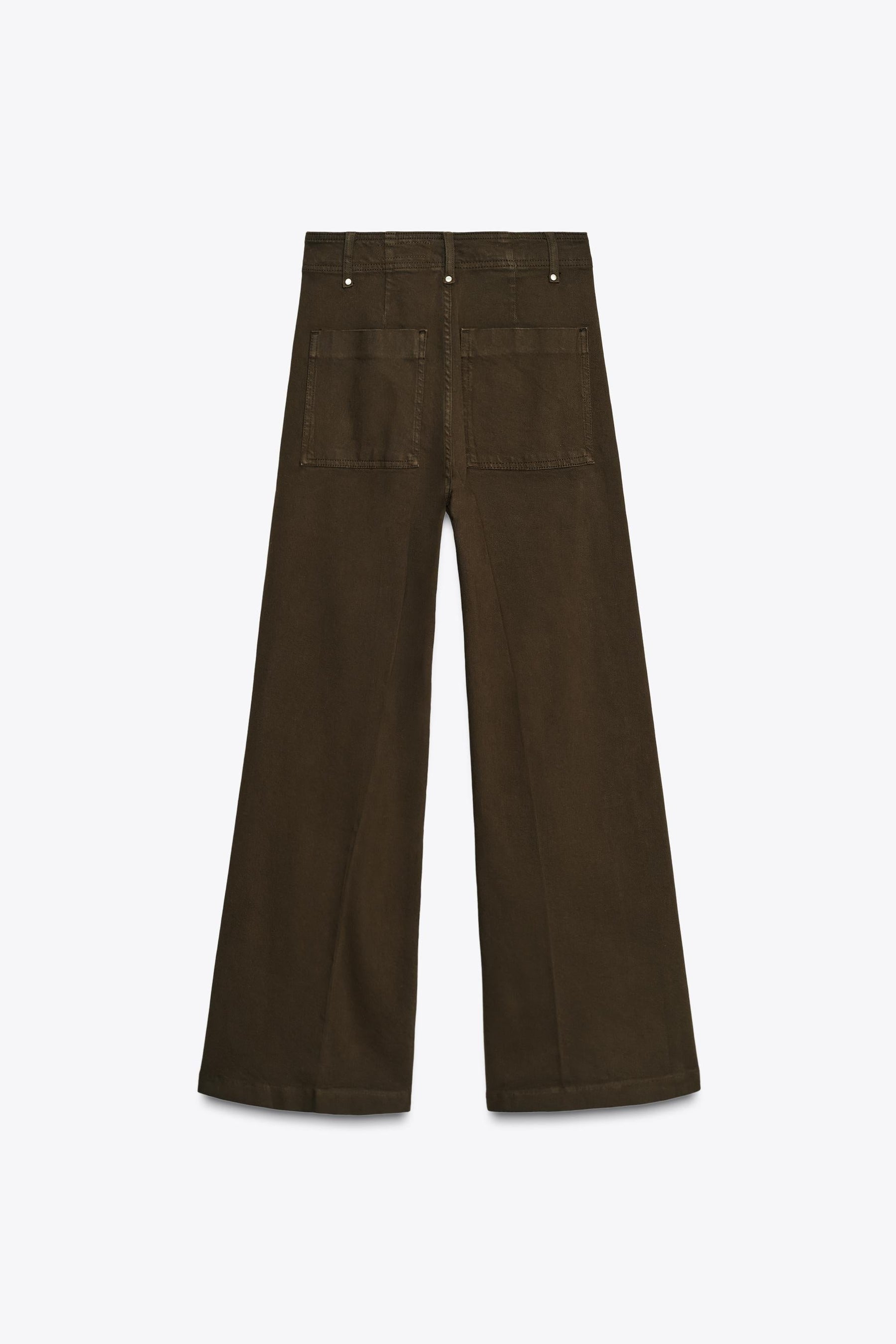 Wide-leg High-waist Jeans