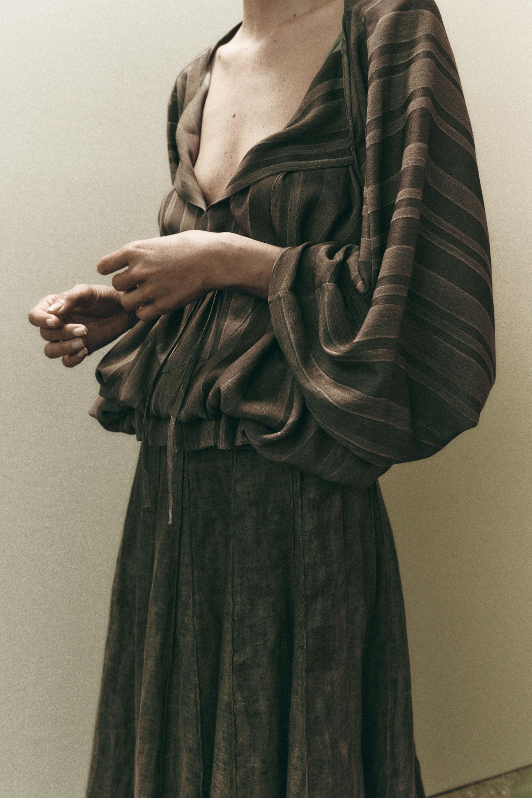 Volume Jacquard Top
