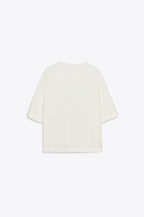 Linen Short Sleeve Top
