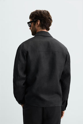 LINEN OVERSHIRT - Image 3