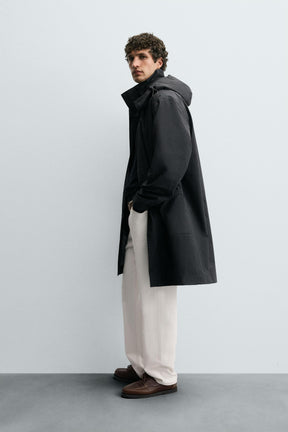 WATER-REPELLENT DETACHABLE TECHNICAL PARKA - Image 4