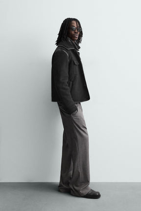DOUBLE-FACED FAUX SUEDE JACKET - Image 4