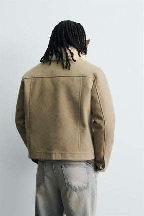 Faux Fur Cotton Jacket