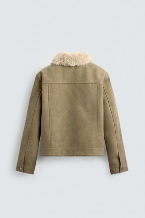 Faux Fur Cotton Jacket